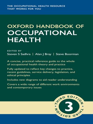 cover image of Oxford Handbook of Occupational Health